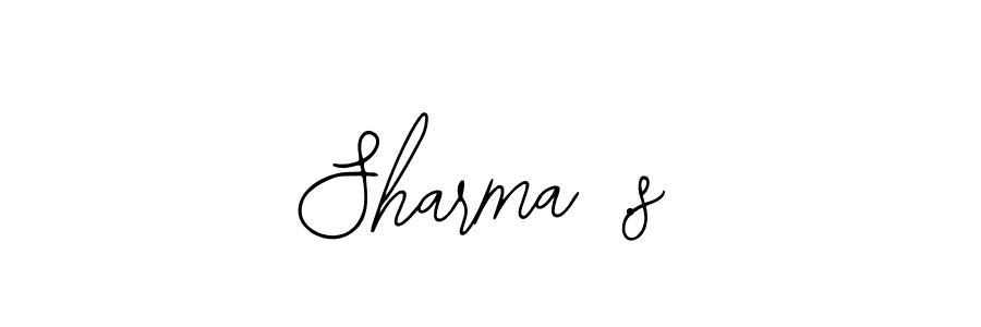 Make a beautiful signature design for name Sharma .s. With this signature (Bearetta-2O07w) style, you can create a handwritten signature for free. Sharma .s signature style 12 images and pictures png