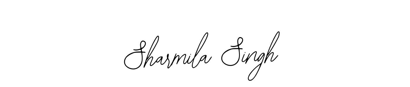 Use a signature maker to create a handwritten signature online. With this signature software, you can design (Bearetta-2O07w) your own signature for name Sharmila Singh. Sharmila Singh signature style 12 images and pictures png