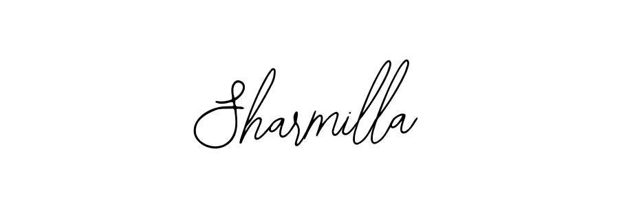 Bearetta-2O07w is a professional signature style that is perfect for those who want to add a touch of class to their signature. It is also a great choice for those who want to make their signature more unique. Get Sharmilla name to fancy signature for free. Sharmilla signature style 12 images and pictures png
