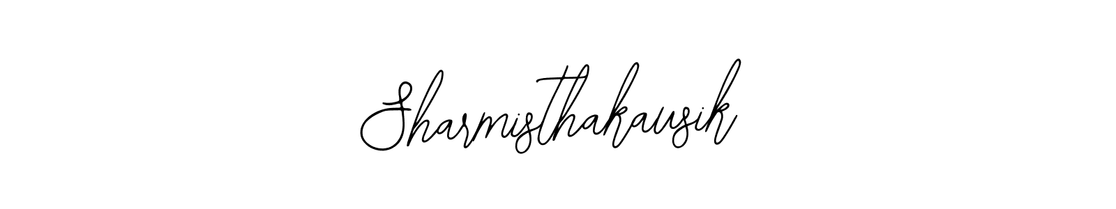 Use a signature maker to create a handwritten signature online. With this signature software, you can design (Bearetta-2O07w) your own signature for name Sharmisthakausik. Sharmisthakausik signature style 12 images and pictures png