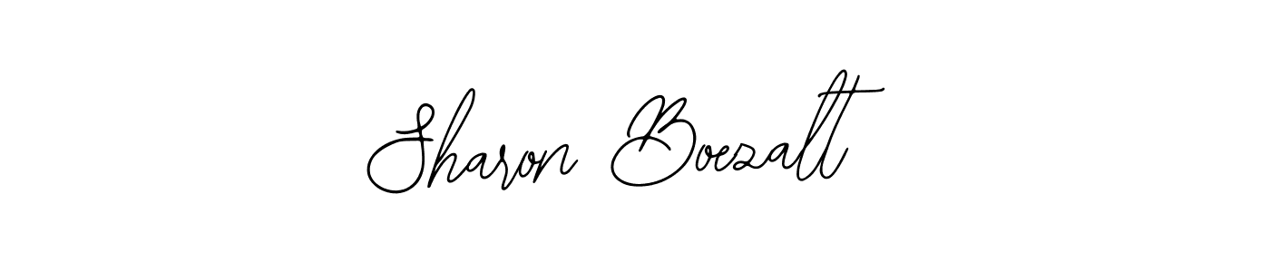 How to make Sharon Boezalt name signature. Use Bearetta-2O07w style for creating short signs online. This is the latest handwritten sign. Sharon Boezalt signature style 12 images and pictures png