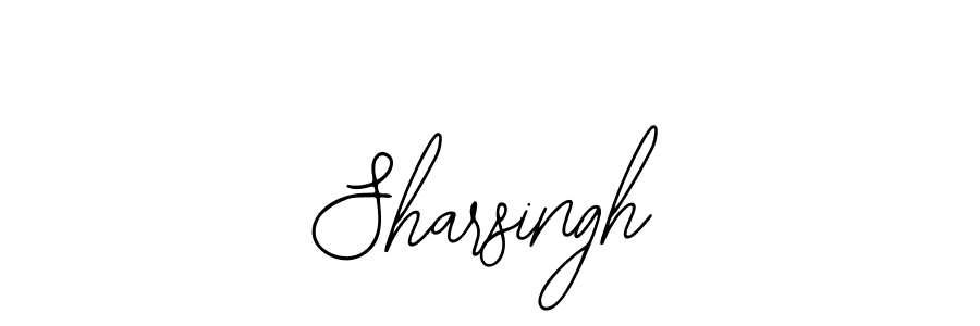 You should practise on your own different ways (Bearetta-2O07w) to write your name (Sharsingh) in signature. don't let someone else do it for you. Sharsingh signature style 12 images and pictures png