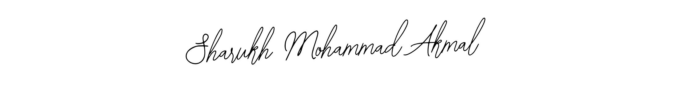 This is the best signature style for the Sharukh Mohammad Akmal name. Also you like these signature font (Bearetta-2O07w). Mix name signature. Sharukh Mohammad Akmal signature style 12 images and pictures png