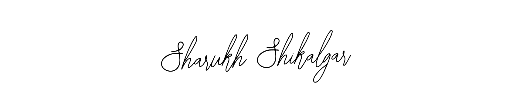 Use a signature maker to create a handwritten signature online. With this signature software, you can design (Bearetta-2O07w) your own signature for name Sharukh Shikalgar. Sharukh Shikalgar signature style 12 images and pictures png
