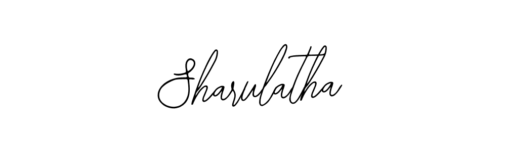 How to Draw Sharulatha signature style? Bearetta-2O07w is a latest design signature styles for name Sharulatha. Sharulatha signature style 12 images and pictures png