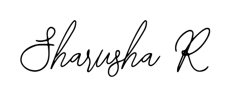 The best way (Bearetta-2O07w) to make a short signature is to pick only two or three words in your name. For converting this name Sharusha R. Sharusha R signature style 12 images and pictures png