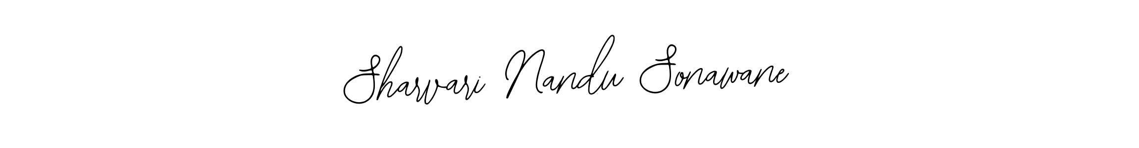 Bearetta-2O07w is a professional signature style that is perfect for those who want to add a touch of class to their signature. It is also a great choice for those who want to make their signature more unique. Get Sharvari Nandu Sonawane name to fancy signature for free. Sharvari Nandu Sonawane signature style 12 images and pictures png