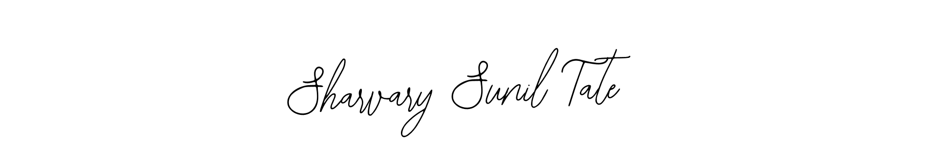 Use a signature maker to create a handwritten signature online. With this signature software, you can design (Bearetta-2O07w) your own signature for name Sharvary Sunil Tate. Sharvary Sunil Tate signature style 12 images and pictures png