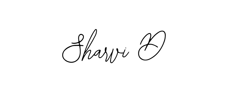 Use a signature maker to create a handwritten signature online. With this signature software, you can design (Bearetta-2O07w) your own signature for name Sharvi D. Sharvi D signature style 12 images and pictures png