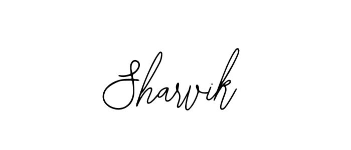 Create a beautiful signature design for name Sharvik. With this signature (Bearetta-2O07w) fonts, you can make a handwritten signature for free. Sharvik signature style 12 images and pictures png