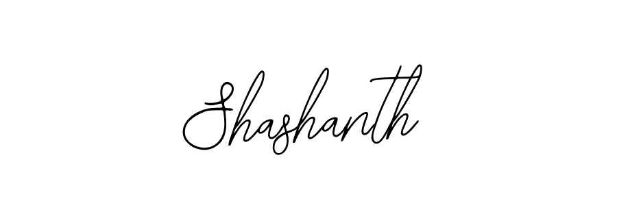Use a signature maker to create a handwritten signature online. With this signature software, you can design (Bearetta-2O07w) your own signature for name Shashanth. Shashanth signature style 12 images and pictures png