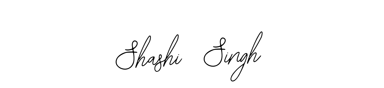 You should practise on your own different ways (Bearetta-2O07w) to write your name (Shashi  Singh) in signature. don't let someone else do it for you. Shashi  Singh signature style 12 images and pictures png