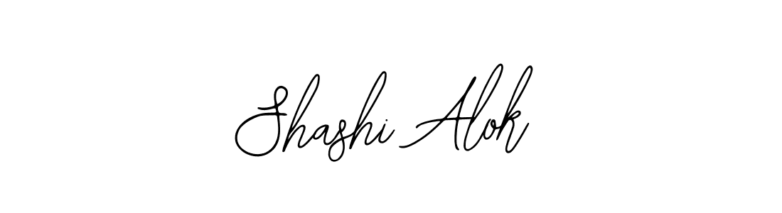 Use a signature maker to create a handwritten signature online. With this signature software, you can design (Bearetta-2O07w) your own signature for name Shashi Alok. Shashi Alok signature style 12 images and pictures png