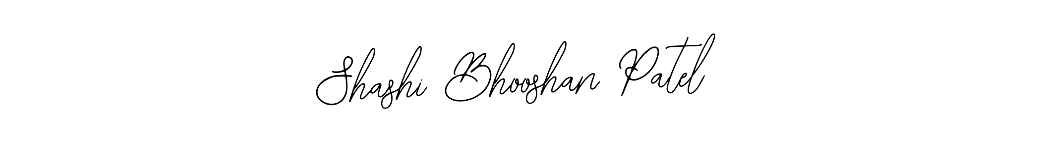 How to make Shashi Bhooshan Patel name signature. Use Bearetta-2O07w style for creating short signs online. This is the latest handwritten sign. Shashi Bhooshan Patel signature style 12 images and pictures png