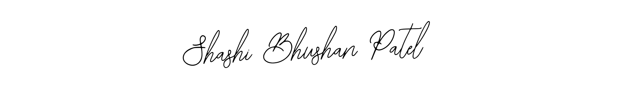 You should practise on your own different ways (Bearetta-2O07w) to write your name (Shashi Bhushan Patel) in signature. don't let someone else do it for you. Shashi Bhushan Patel signature style 12 images and pictures png