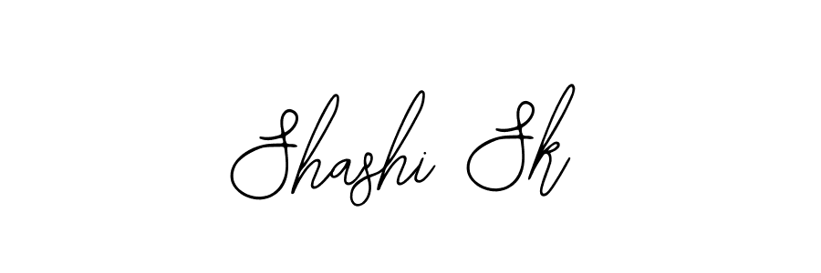 Use a signature maker to create a handwritten signature online. With this signature software, you can design (Bearetta-2O07w) your own signature for name Shashi Sk. Shashi Sk signature style 12 images and pictures png