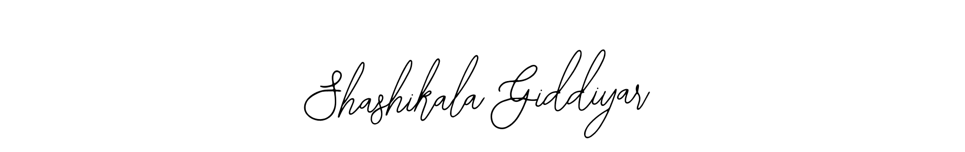 Design your own signature with our free online signature maker. With this signature software, you can create a handwritten (Bearetta-2O07w) signature for name Shashikala Giddiyar. Shashikala Giddiyar signature style 12 images and pictures png