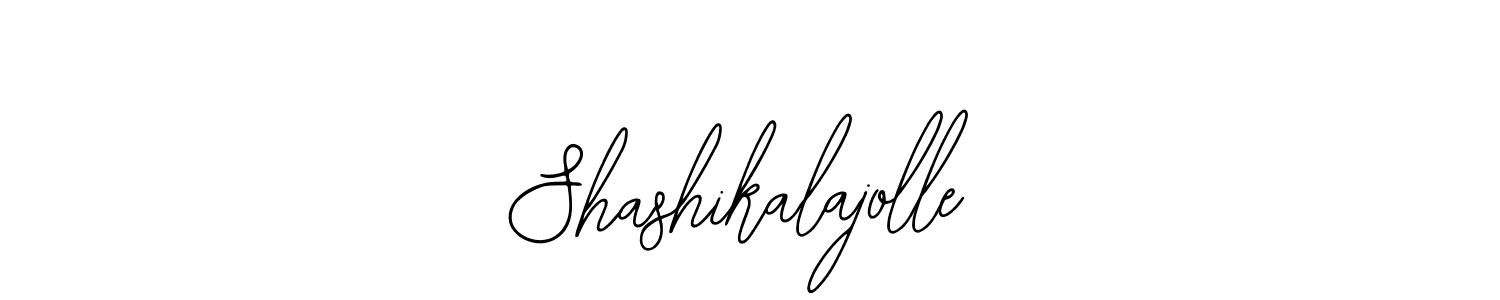 The best way (Bearetta-2O07w) to make a short signature is to pick only two or three words in your name. The name Shashikalajolle include a total of six letters. For converting this name. Shashikalajolle signature style 12 images and pictures png