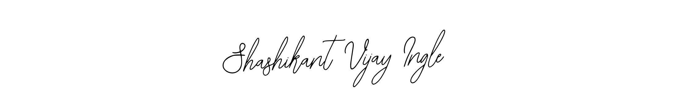 How to make Shashikant Vijay Ingle name signature. Use Bearetta-2O07w style for creating short signs online. This is the latest handwritten sign. Shashikant Vijay Ingle signature style 12 images and pictures png