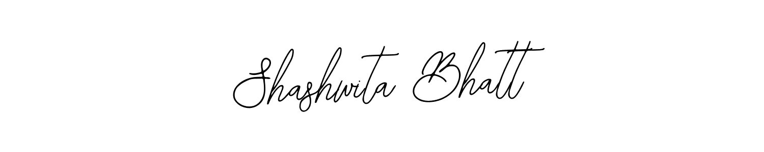 Create a beautiful signature design for name Shashwita Bhatt. With this signature (Bearetta-2O07w) fonts, you can make a handwritten signature for free. Shashwita Bhatt signature style 12 images and pictures png