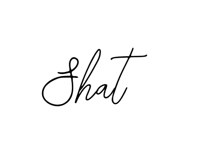 How to make Shat name signature. Use Bearetta-2O07w style for creating short signs online. This is the latest handwritten sign. Shat signature style 12 images and pictures png