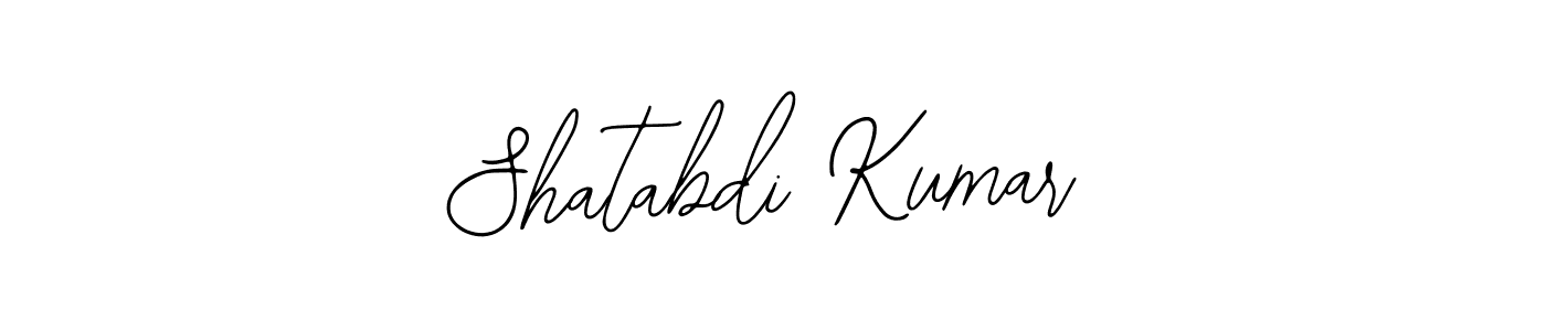 Design your own signature with our free online signature maker. With this signature software, you can create a handwritten (Bearetta-2O07w) signature for name Shatabdi Kumar. Shatabdi Kumar signature style 12 images and pictures png