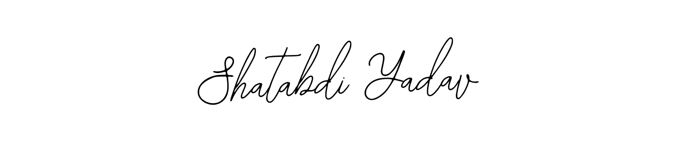 Similarly Bearetta-2O07w is the best handwritten signature design. Signature creator online .You can use it as an online autograph creator for name Shatabdi Yadav. Shatabdi Yadav signature style 12 images and pictures png