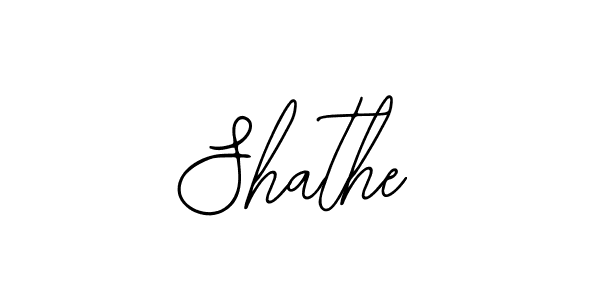 Design your own signature with our free online signature maker. With this signature software, you can create a handwritten (Bearetta-2O07w) signature for name Shathe. Shathe signature style 12 images and pictures png