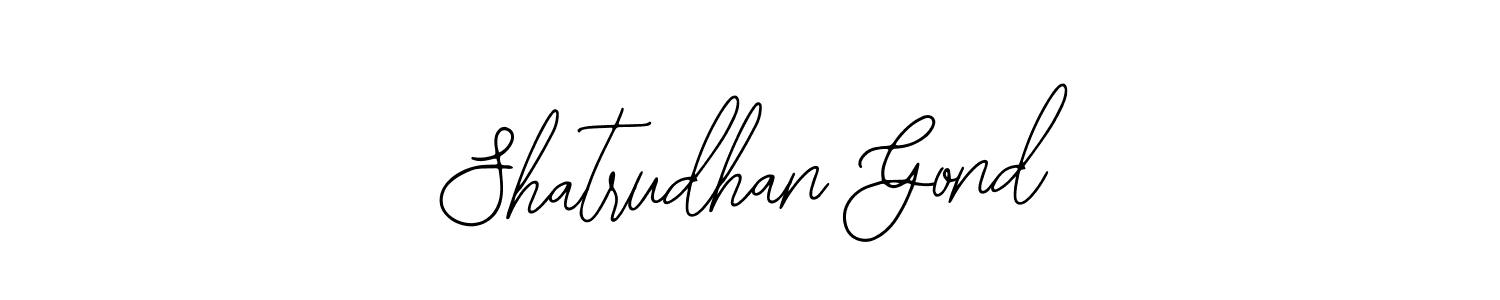 Use a signature maker to create a handwritten signature online. With this signature software, you can design (Bearetta-2O07w) your own signature for name Shatrudhan Gond. Shatrudhan Gond signature style 12 images and pictures png