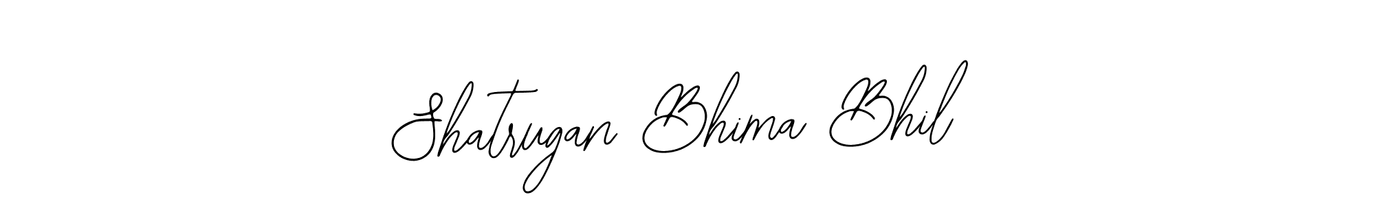 How to Draw Shatrugan Bhima Bhil signature style? Bearetta-2O07w is a latest design signature styles for name Shatrugan Bhima Bhil. Shatrugan Bhima Bhil signature style 12 images and pictures png