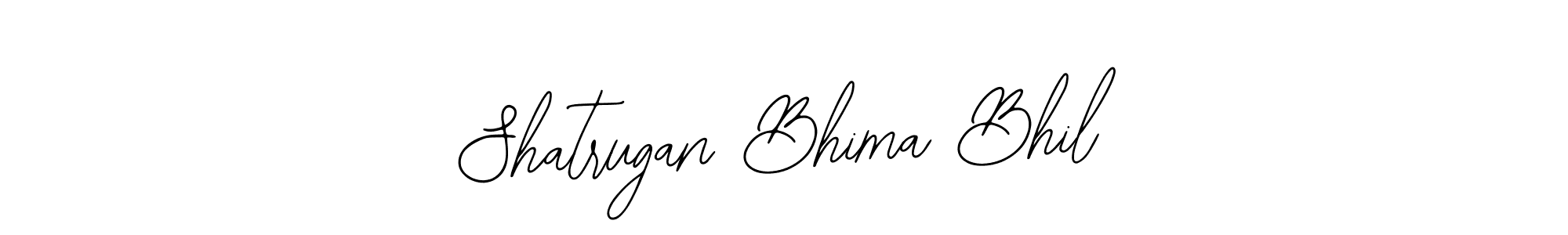 Make a beautiful signature design for name Shatrugan Bhima Bhil. Use this online signature maker to create a handwritten signature for free. Shatrugan Bhima Bhil signature style 12 images and pictures png