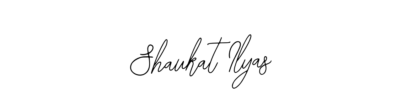 Design your own signature with our free online signature maker. With this signature software, you can create a handwritten (Bearetta-2O07w) signature for name Shaukat Ilyas. Shaukat Ilyas signature style 12 images and pictures png