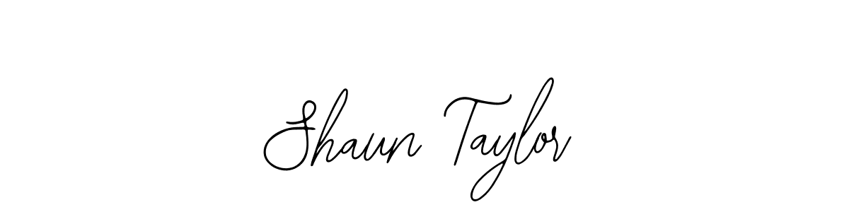 How to make Shaun Taylor name signature. Use Bearetta-2O07w style for creating short signs online. This is the latest handwritten sign. Shaun Taylor signature style 12 images and pictures png