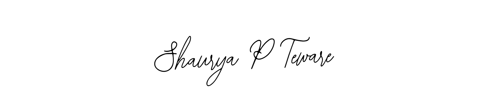 This is the best signature style for the Shaurya P Teware name. Also you like these signature font (Bearetta-2O07w). Mix name signature. Shaurya P Teware signature style 12 images and pictures png