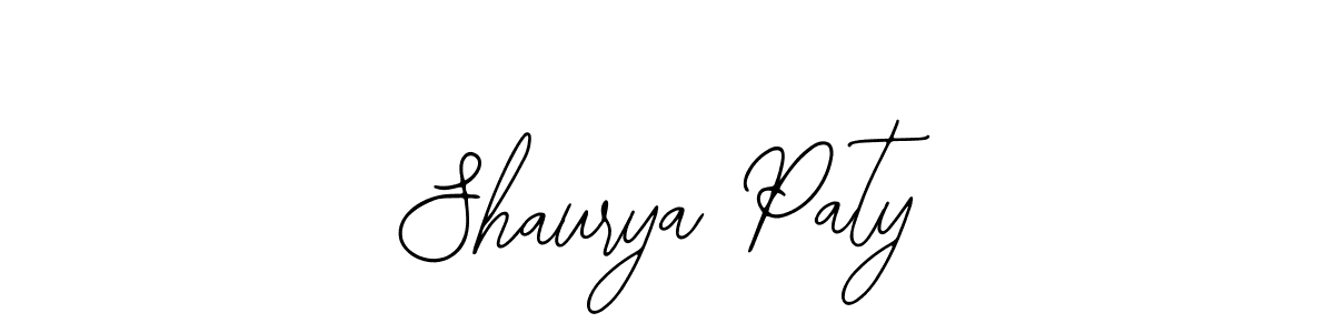 Bearetta-2O07w is a professional signature style that is perfect for those who want to add a touch of class to their signature. It is also a great choice for those who want to make their signature more unique. Get Shaurya Paty name to fancy signature for free. Shaurya Paty signature style 12 images and pictures png