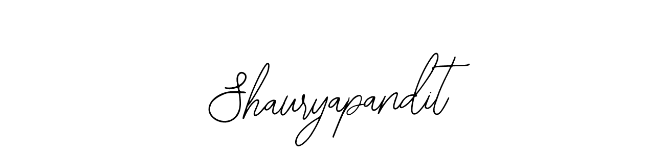 You should practise on your own different ways (Bearetta-2O07w) to write your name (Shauryapandit) in signature. don't let someone else do it for you. Shauryapandit signature style 12 images and pictures png
