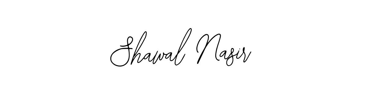 The best way (Bearetta-2O07w) to make a short signature is to pick only two or three words in your name. The name Shawal Nasir include a total of six letters. For converting this name. Shawal Nasir signature style 12 images and pictures png