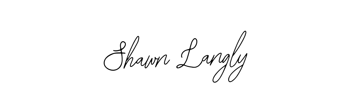 Design your own signature with our free online signature maker. With this signature software, you can create a handwritten (Bearetta-2O07w) signature for name Shawn Langly. Shawn Langly signature style 12 images and pictures png