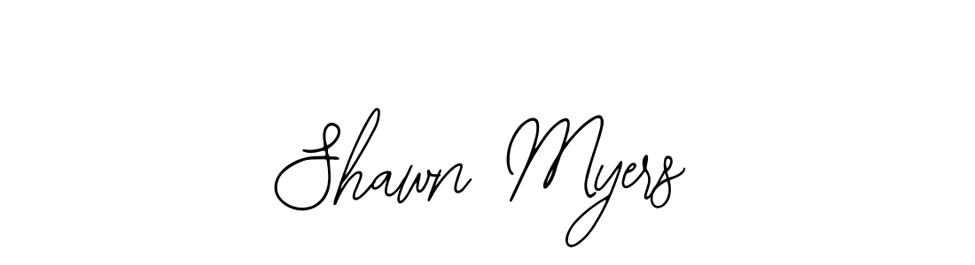 Shawn Myers stylish signature style. Best Handwritten Sign (Bearetta-2O07w) for my name. Handwritten Signature Collection Ideas for my name Shawn Myers. Shawn Myers signature style 12 images and pictures png