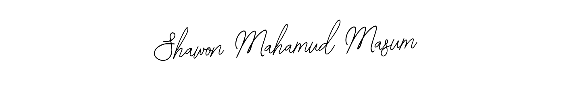 Make a short Shawon Mahamud Masum signature style. Manage your documents anywhere anytime using Bearetta-2O07w. Create and add eSignatures, submit forms, share and send files easily. Shawon Mahamud Masum signature style 12 images and pictures png
