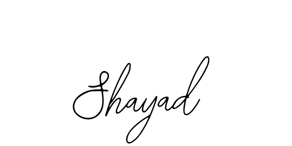 Also we have Shayad name is the best signature style. Create professional handwritten signature collection using Bearetta-2O07w autograph style. Shayad signature style 12 images and pictures png