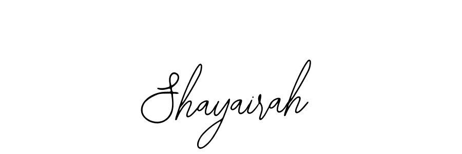 You should practise on your own different ways (Bearetta-2O07w) to write your name (Shayairah) in signature. don't let someone else do it for you. Shayairah signature style 12 images and pictures png