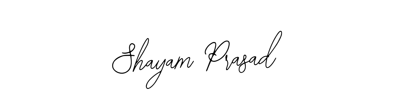 Make a beautiful signature design for name Shayam Prasad. With this signature (Bearetta-2O07w) style, you can create a handwritten signature for free. Shayam Prasad signature style 12 images and pictures png