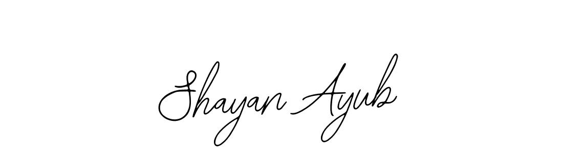 Similarly Bearetta-2O07w is the best handwritten signature design. Signature creator online .You can use it as an online autograph creator for name Shayan Ayub. Shayan Ayub signature style 12 images and pictures png