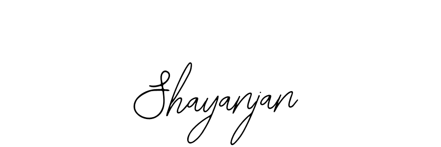 Bearetta-2O07w is a professional signature style that is perfect for those who want to add a touch of class to their signature. It is also a great choice for those who want to make their signature more unique. Get Shayanjan name to fancy signature for free. Shayanjan signature style 12 images and pictures png