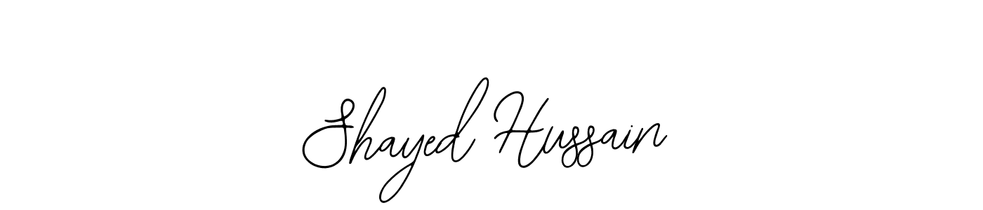 Shayed Hussain stylish signature style. Best Handwritten Sign (Bearetta-2O07w) for my name. Handwritten Signature Collection Ideas for my name Shayed Hussain. Shayed Hussain signature style 12 images and pictures png