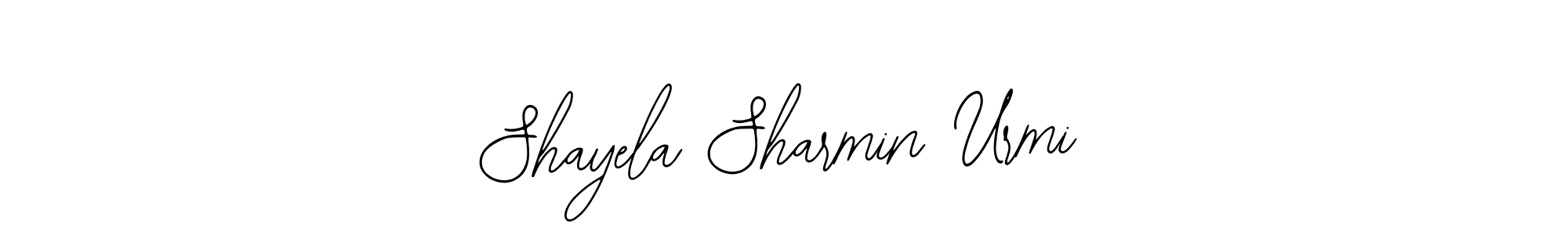 It looks lik you need a new signature style for name Shayela Sharmin Urmi. Design unique handwritten (Bearetta-2O07w) signature with our free signature maker in just a few clicks. Shayela Sharmin Urmi signature style 12 images and pictures png