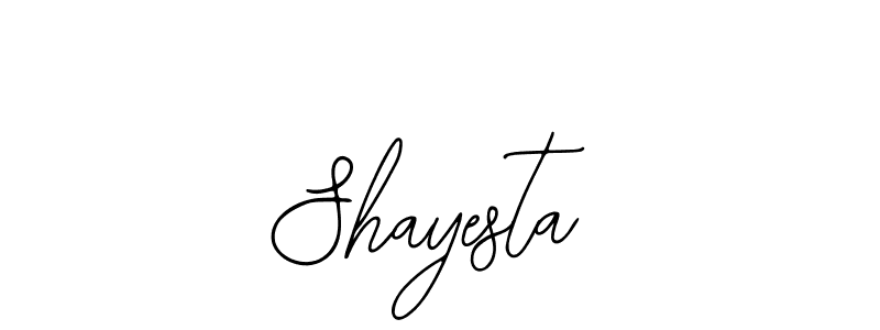 Shayesta stylish signature style. Best Handwritten Sign (Bearetta-2O07w) for my name. Handwritten Signature Collection Ideas for my name Shayesta. Shayesta signature style 12 images and pictures png