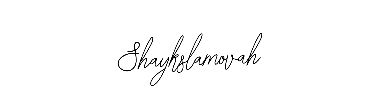 Also You can easily find your signature by using the search form. We will create Shaykslamovah name handwritten signature images for you free of cost using Bearetta-2O07w sign style. Shaykslamovah signature style 12 images and pictures png