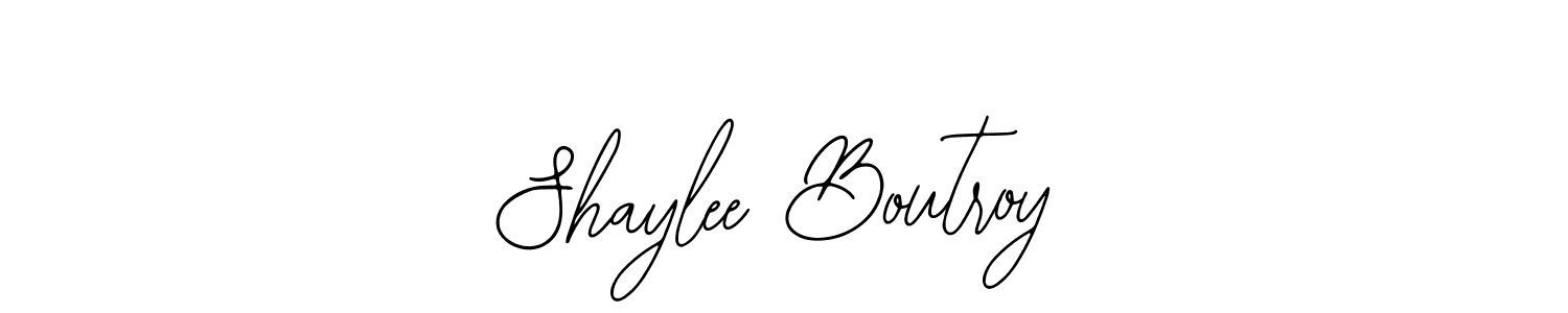 The best way (Bearetta-2O07w) to make a short signature is to pick only two or three words in your name. The name Shaylee Boutroy include a total of six letters. For converting this name. Shaylee Boutroy signature style 12 images and pictures png